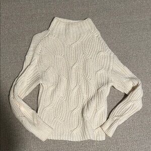 Cozy Cream Cable Knit Sweater
